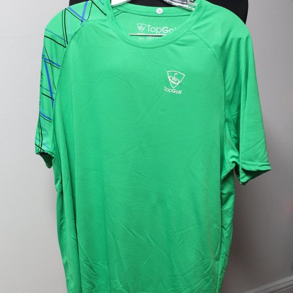 Top Golf men's Polyester Green Tshirt XL - Picture 1 of 6